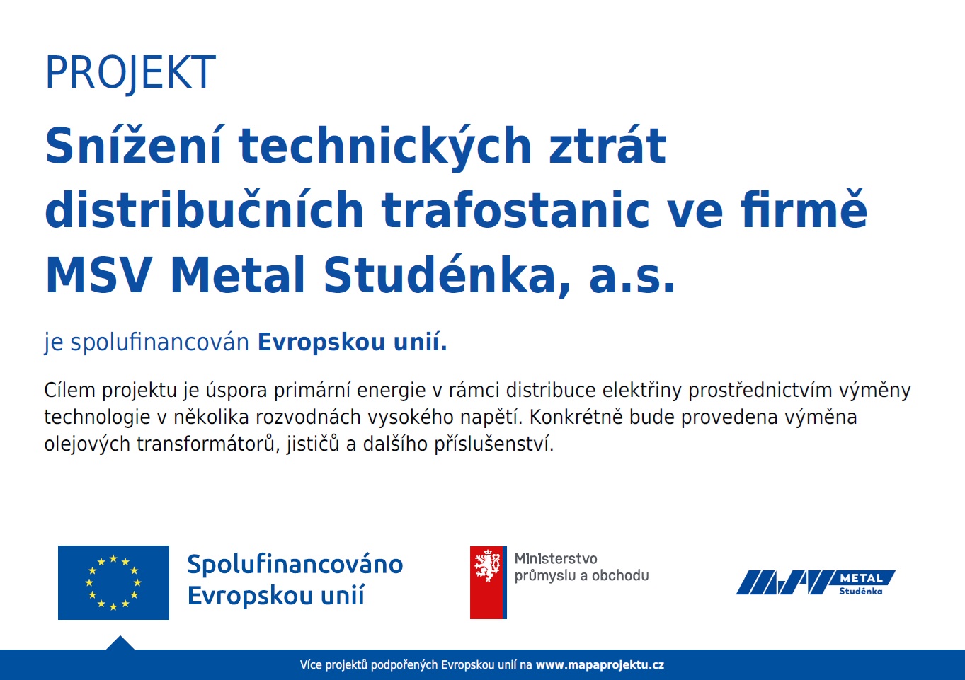 Snížení technických ztrát